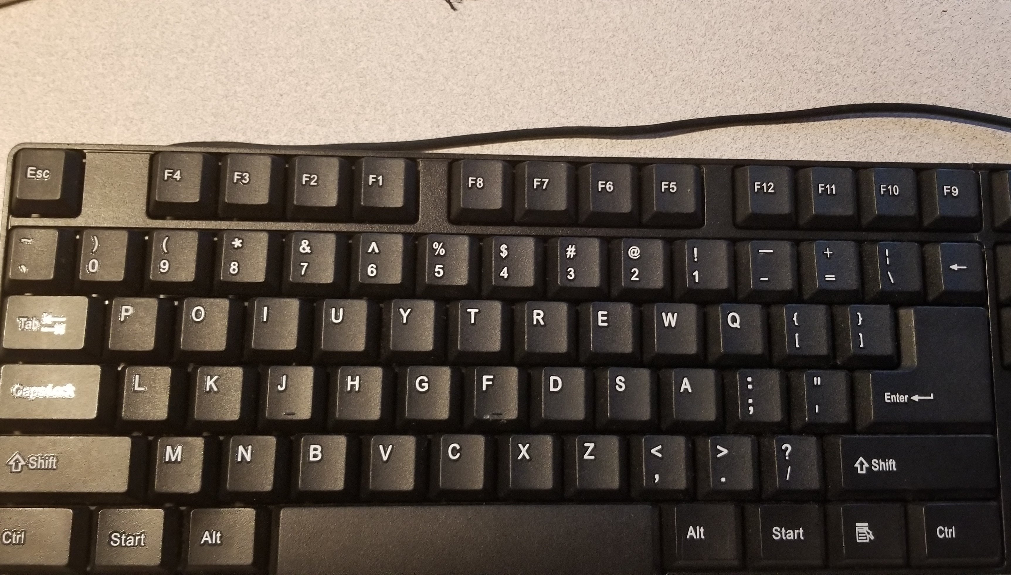 left handed keyboard