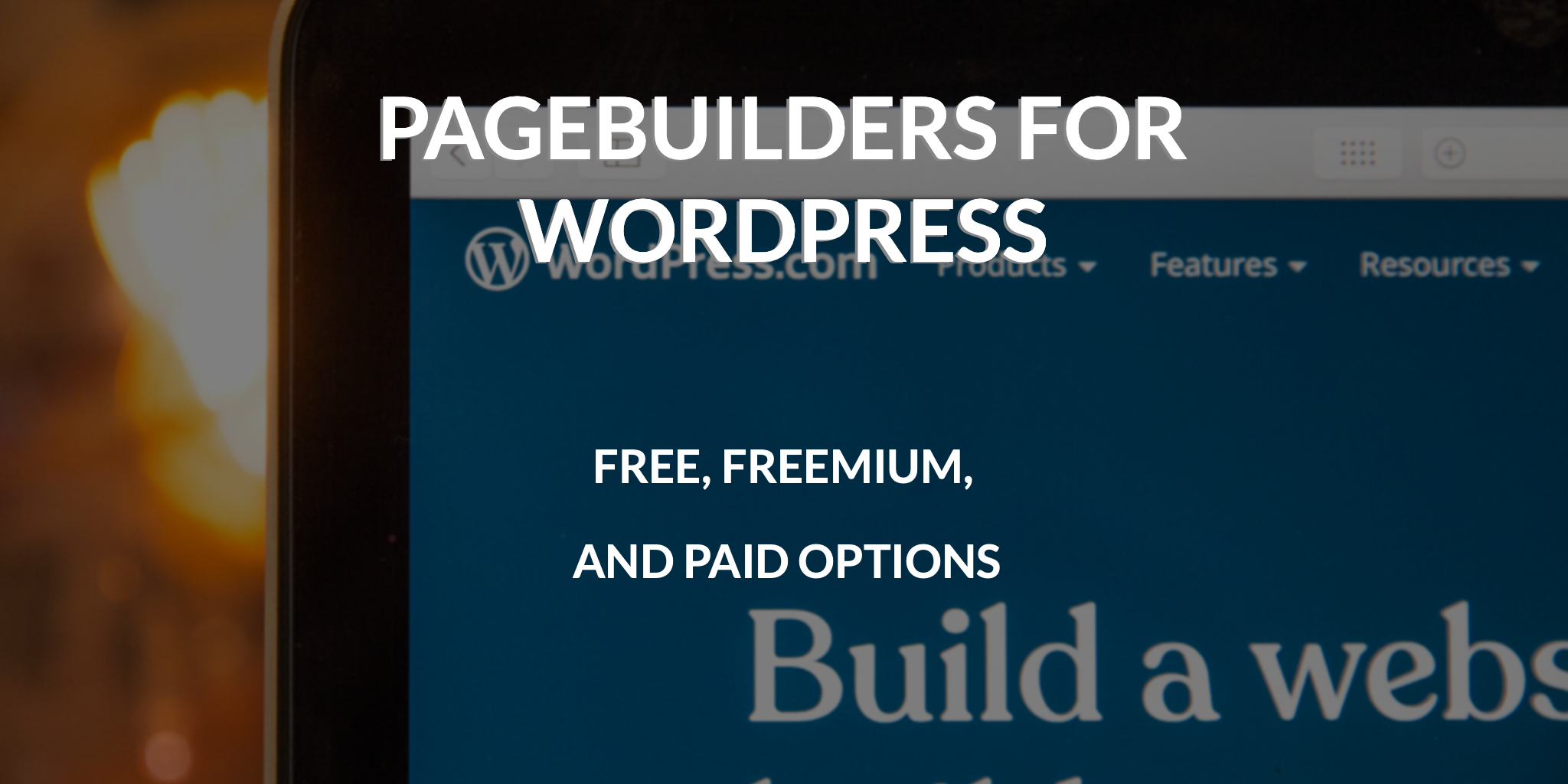 Image showing pagebuilders for WordPress. LowEndSpirit Blog